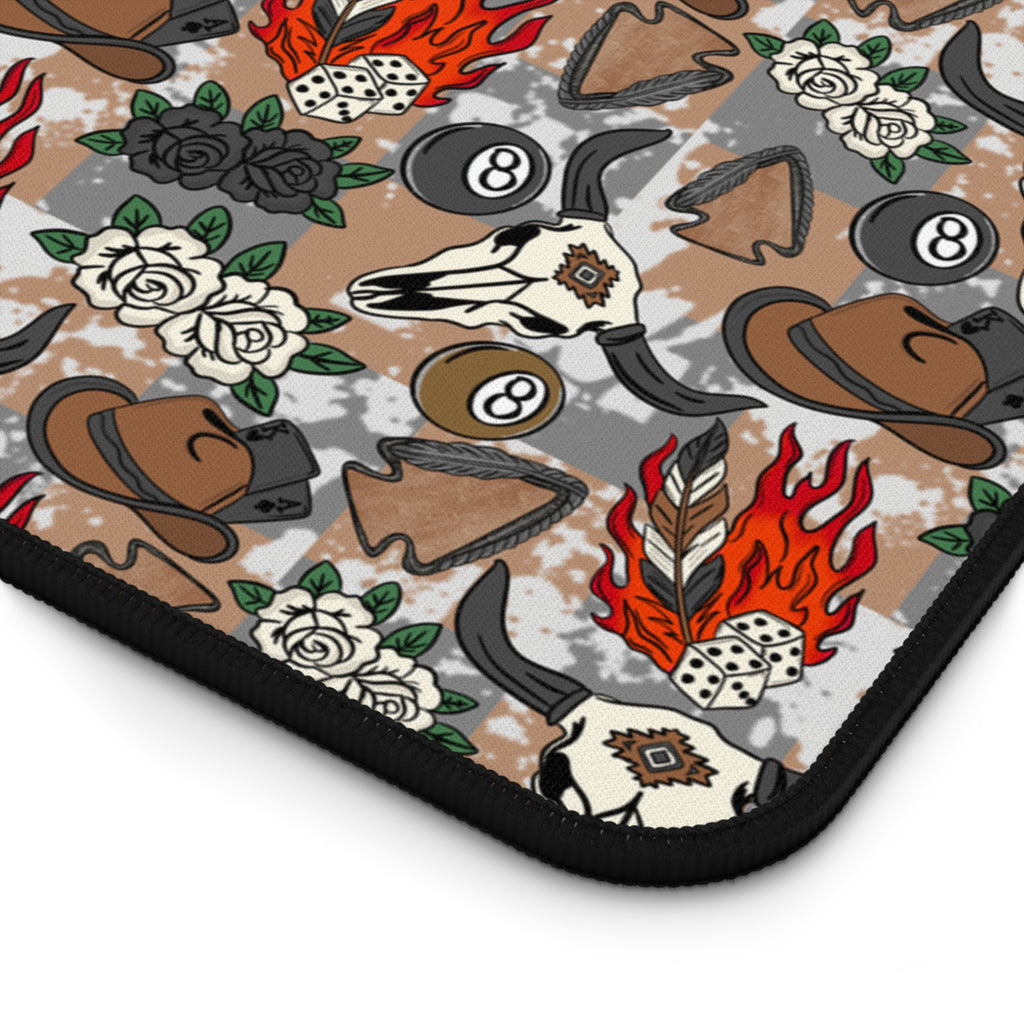 Longhorns & Cowboy Hats Desk Mat