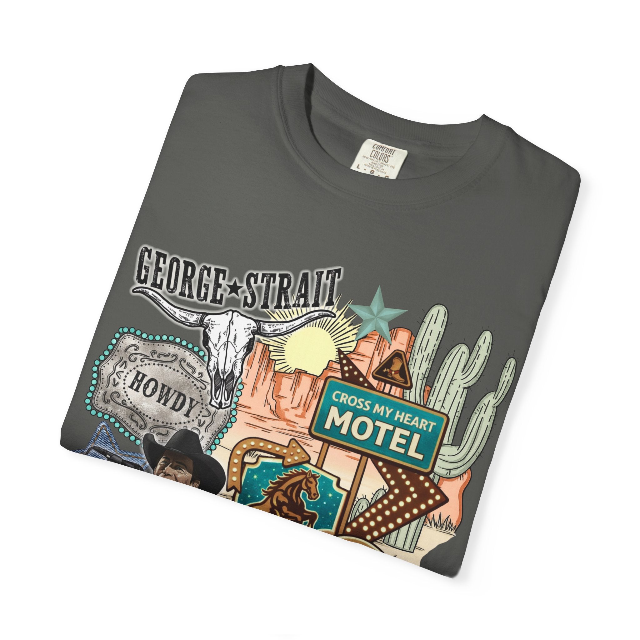 George Strait Collage Graphic Tee - Comfort Colors