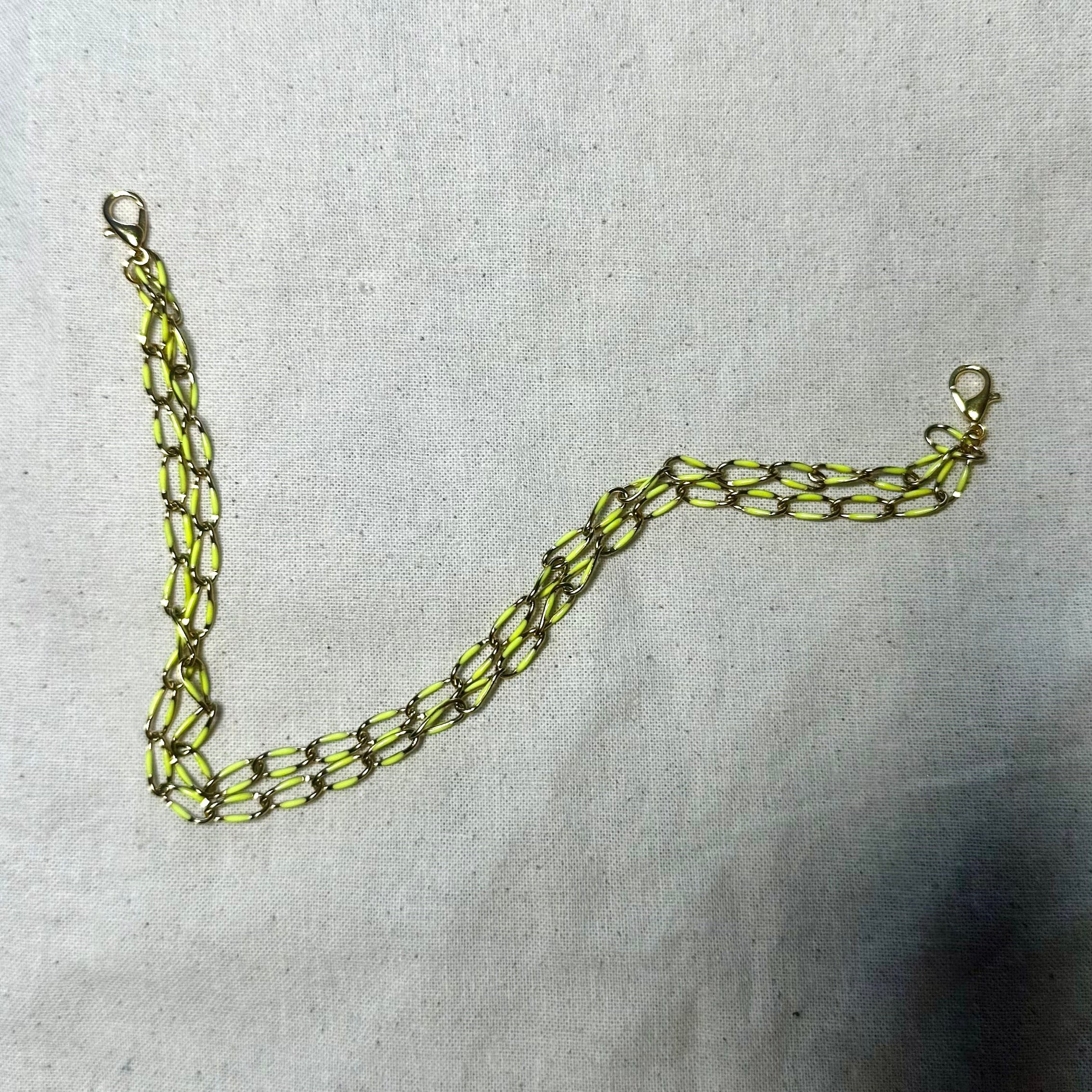 Double Layer Neon Drip Hat Chains