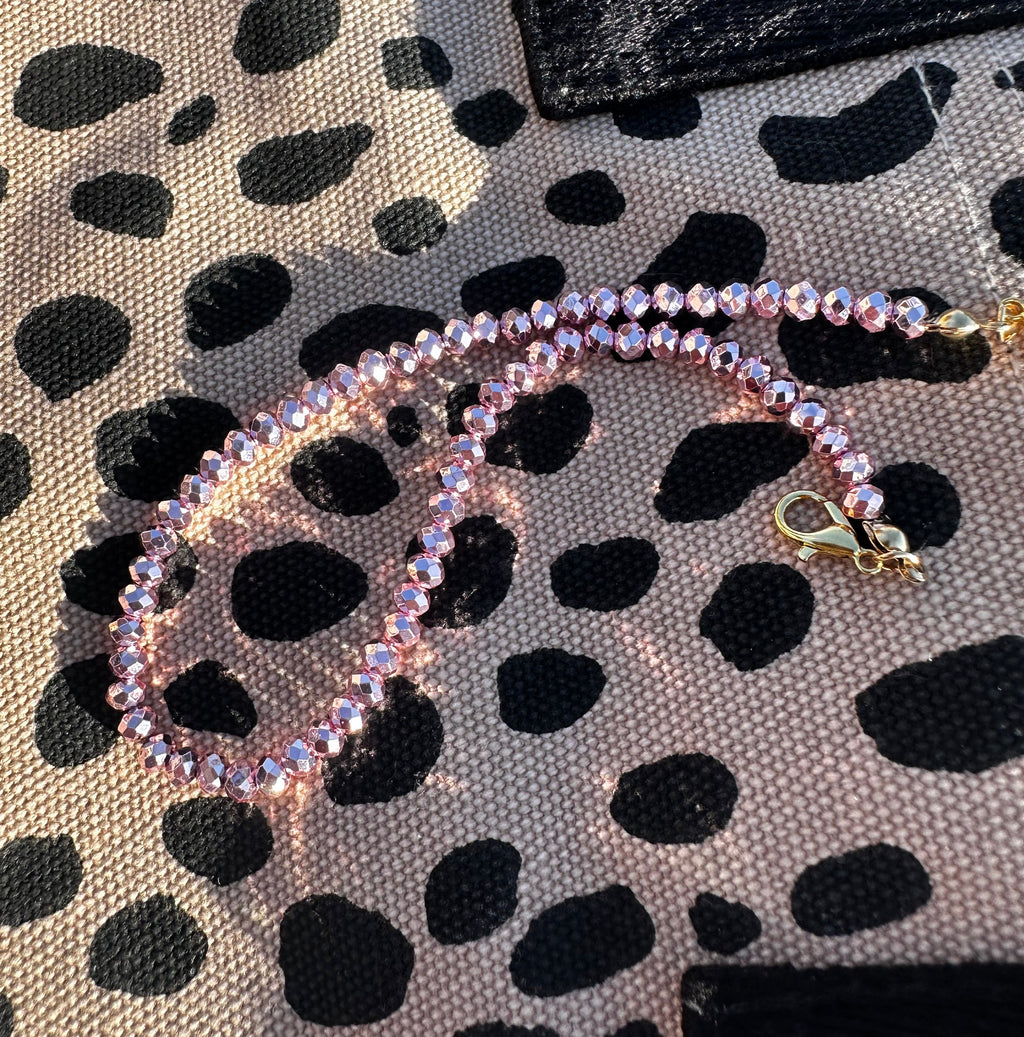 Sparkle Diamond Cut Glass Hat Chains