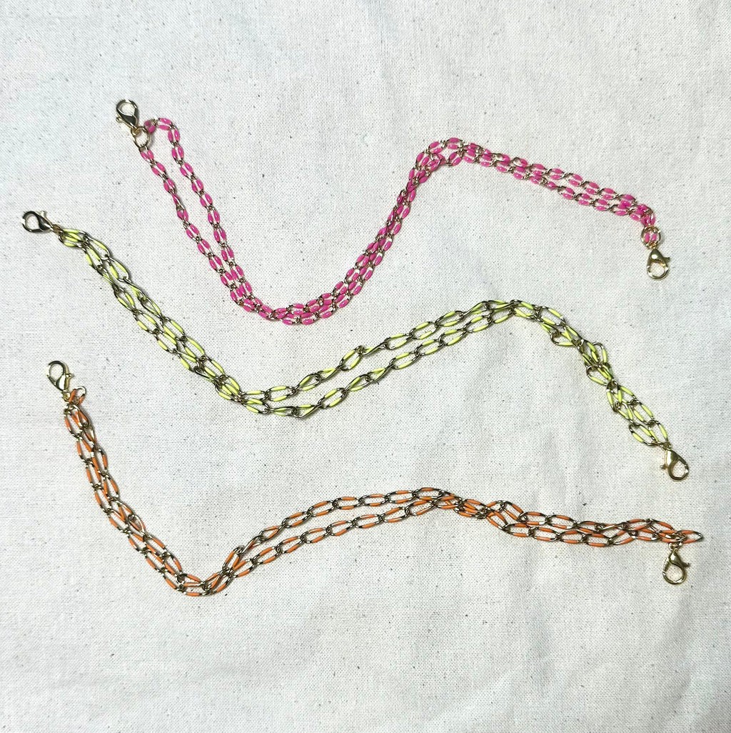 Double Layer Neon Drip Hat Chains