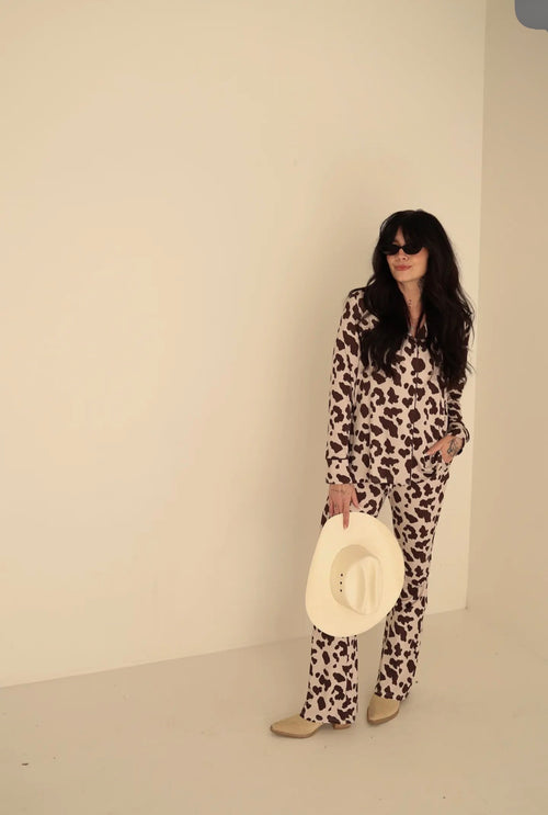 Bamboo Button Up Lounge
Set | Moo!