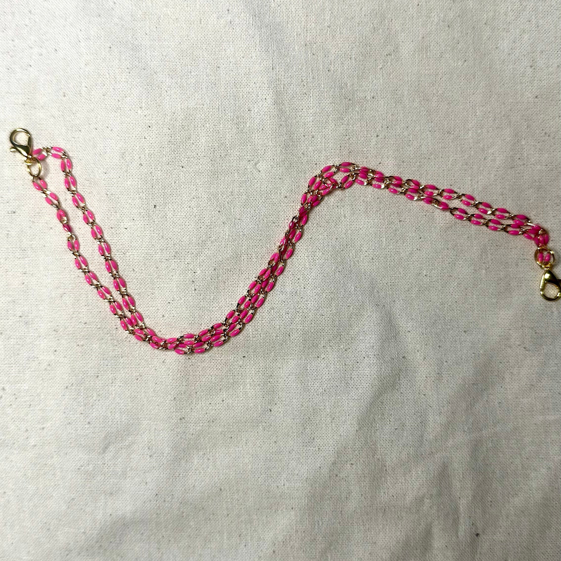 Double Layer Neon Drip Hat Chains