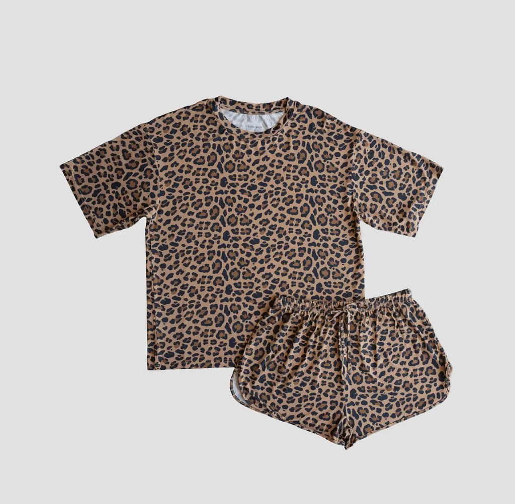 Bamboo Short Set | Leopard